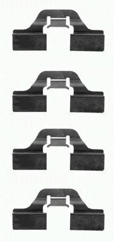 HELLA Accessory Kit, disc brake pad