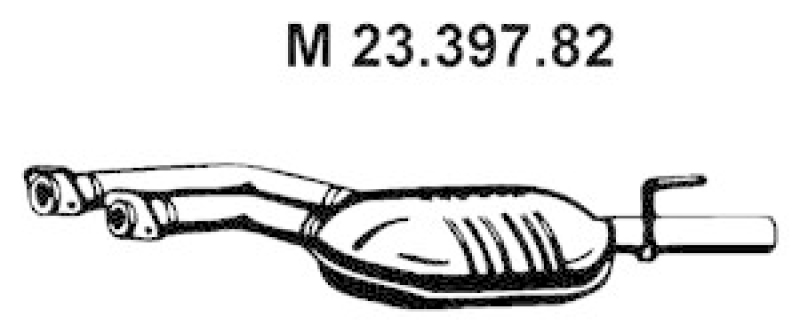 EBERSPÄCHER Mittelschalldämpfer