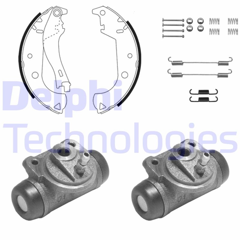 DELPHI Bremsbackensatz
