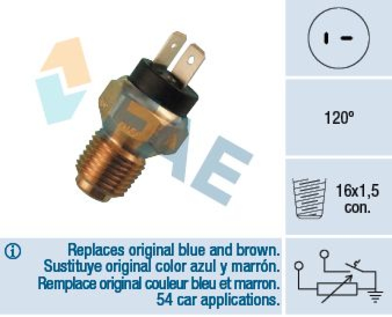 FAE Sensor, coolant temperature