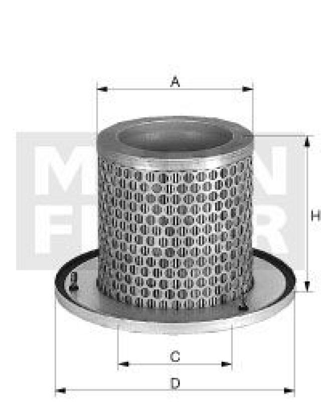 MANN-FILTER Sekundärluftfilter