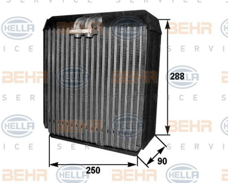 HELLA Evaporator, air conditioning