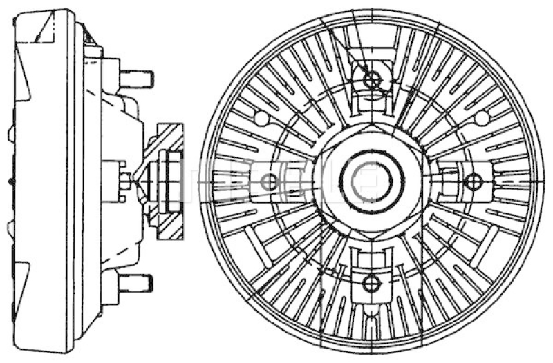 MAHLE Clutch, radiator fan BEHR *** PREMIUM LINE ***