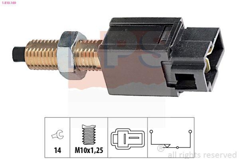 EPS Bremslichtschalter Made in Italy - OE Equivalent