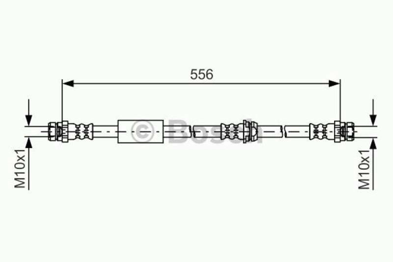 BOSCH Bremsschlauch 1 987 481 593