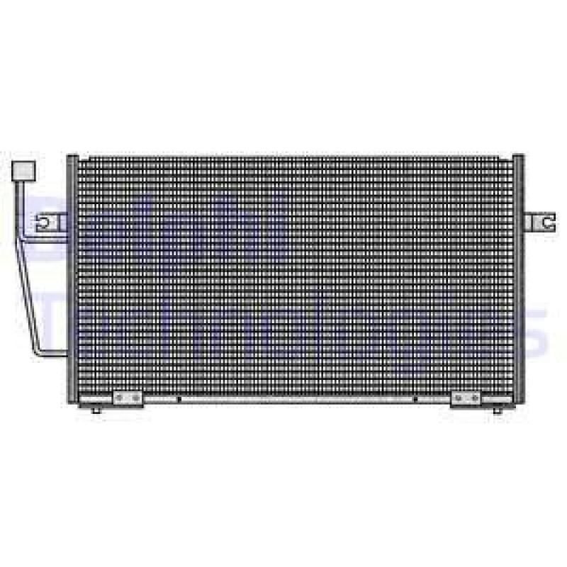 DELPHI Condenser, air conditioning