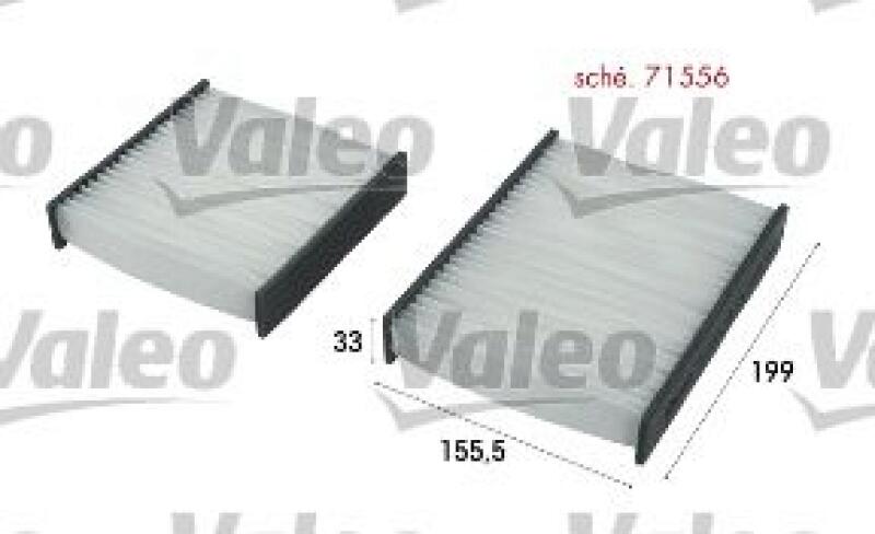 VALEO Filter, Innenraumluft VALEO ESSENTIAL