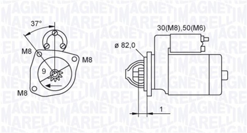 MAGNETI MARELLI Starter