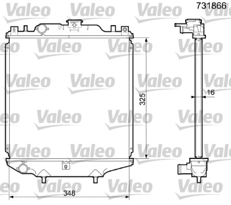 VALEO Radiator, engine cooling