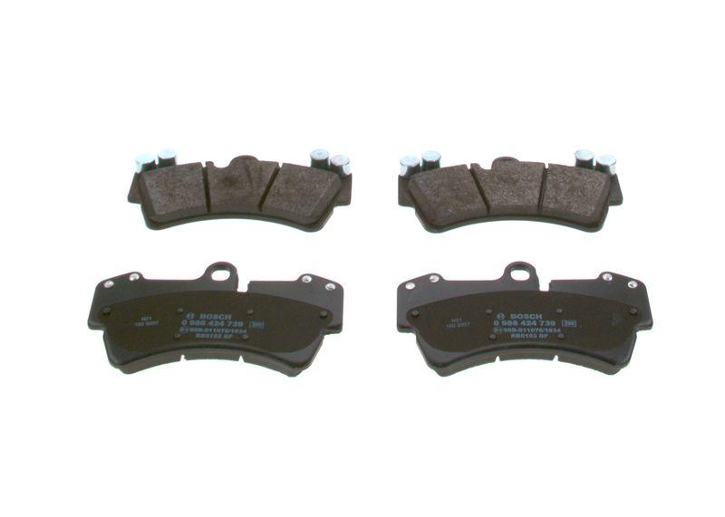 BOSCH Bremsbelagsatz, Scheibenbremse 0 986 424 739