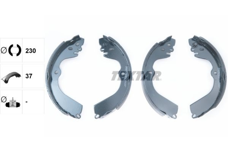 TEXTAR Bremsbackensatz 91078400