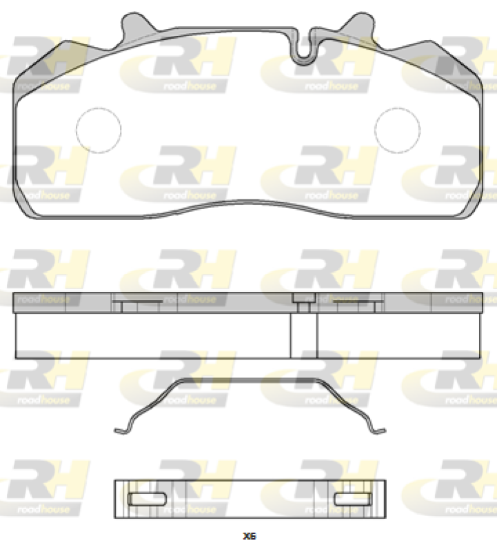 ROADHOUSE Brake Pad Set, disc brake