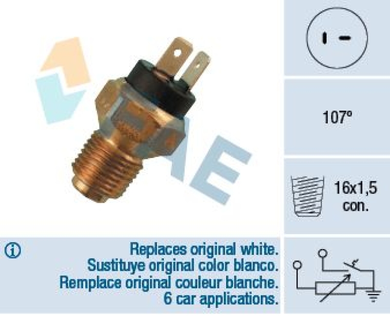 FAE Sensor, coolant temperature