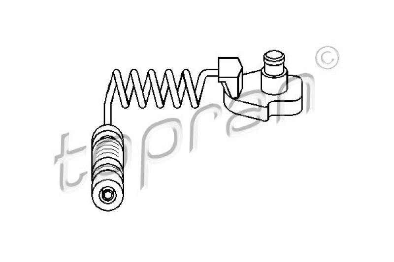 TOPRAN Sensor, brake pad wear