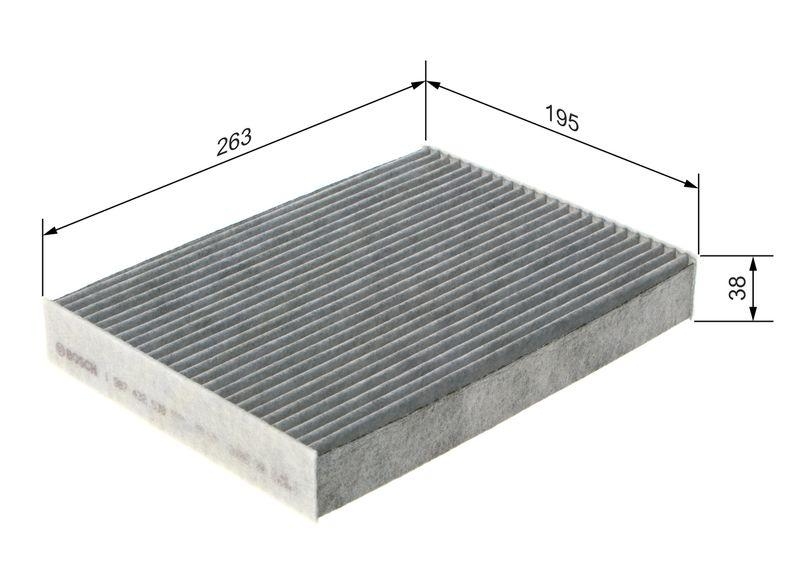 BOSCH Filter, interior air