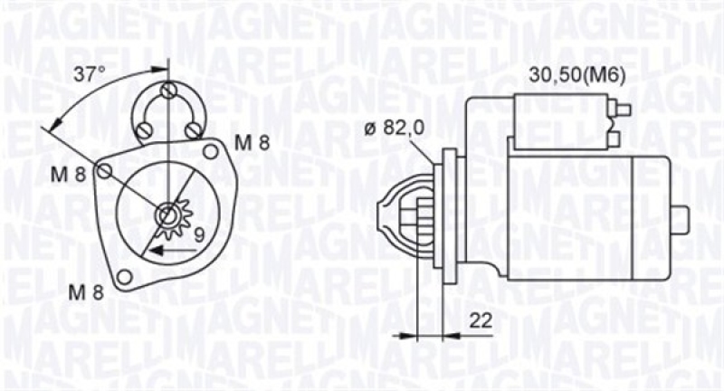 MAGNETI MARELLI Starter