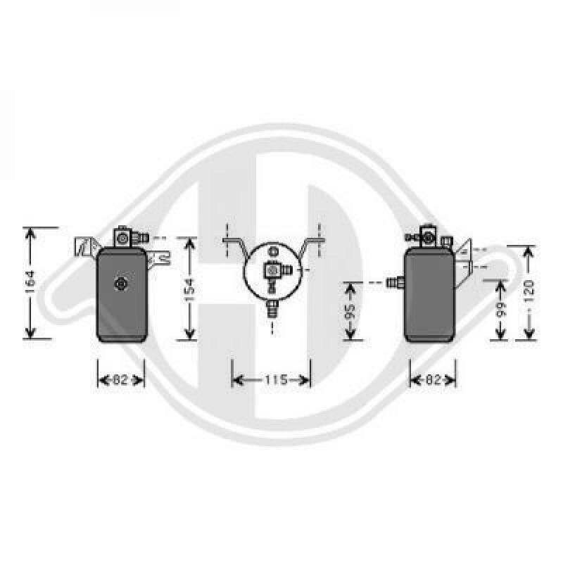 DIEDERICHS Dryer, air conditioning