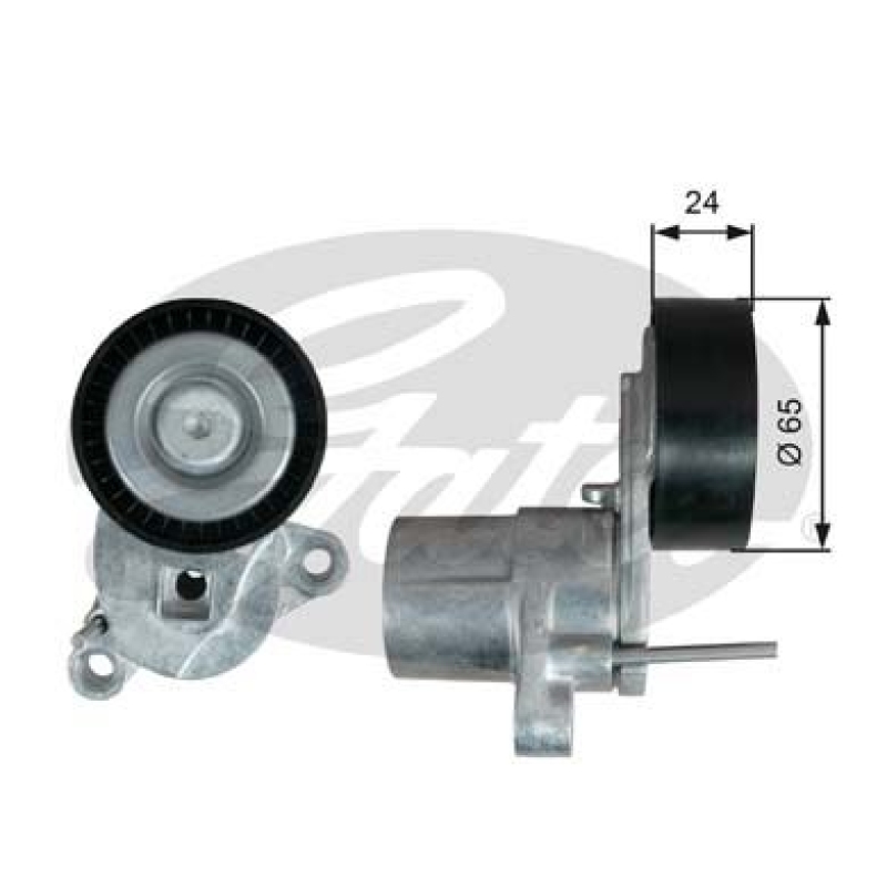GATES Belt Tensioner, V-ribbed belt DriveAlign®