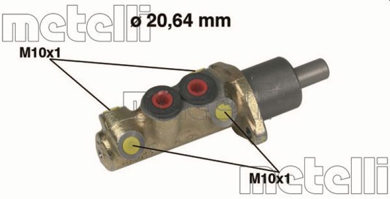 METELLI Brake Master Cylinder
