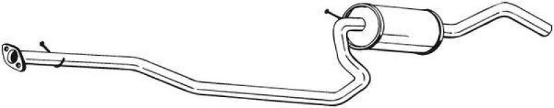 BOSAL Mittelschalldämpfer