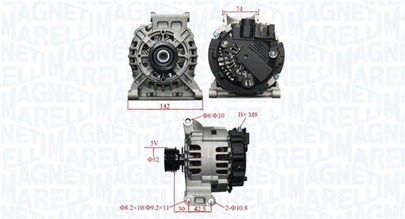 MAGNETI MARELLI Generator 63731875010