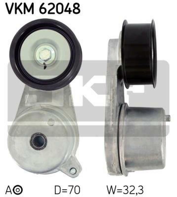 SKF Tensioner Pulley, v-ribbed belt