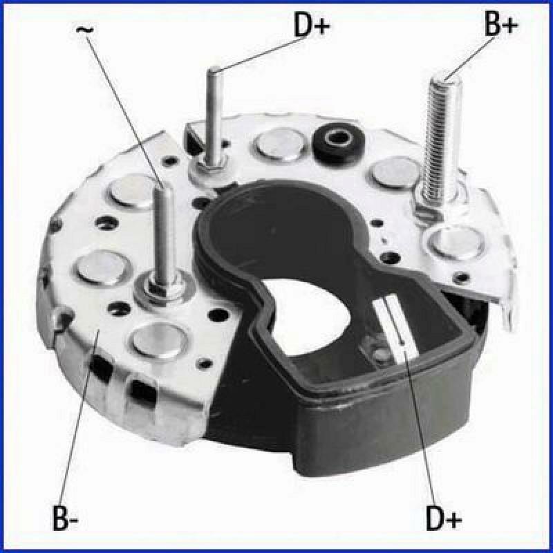 HITACHI Rectifier, alternator Hueco