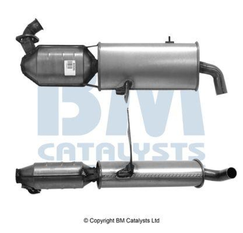BM Catalysts Katalysator Kat Approved passend f&uuml;r Smart CITY-COUPE 0.8 Cabrio BM80599H