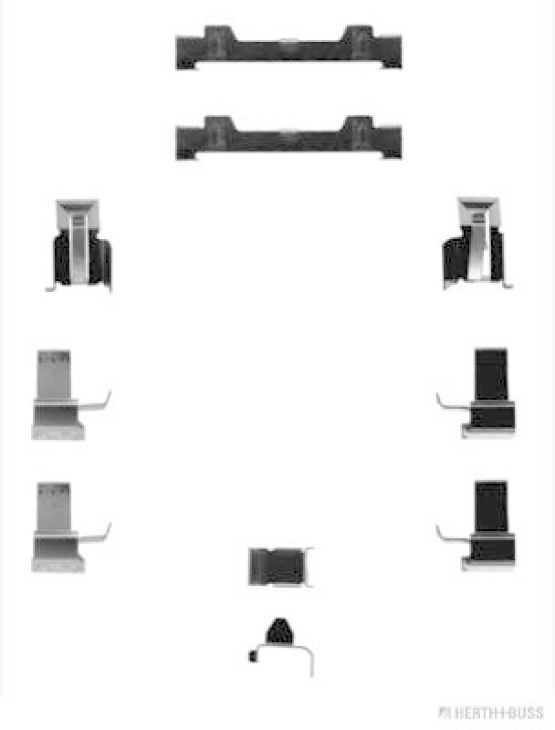 HERTH+BUSS JAKOPARTS Accessory Kit, disc brake pad