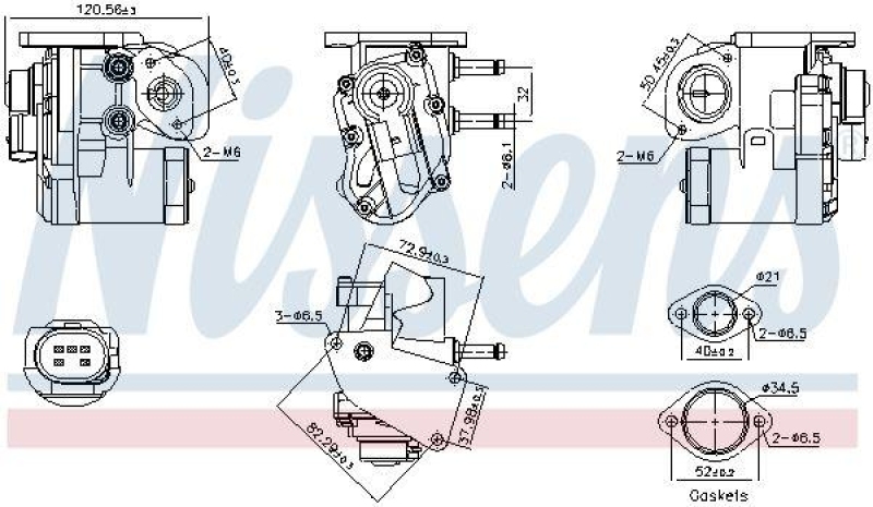 NISSENS AGR-Ventil ** FIRST FIT **