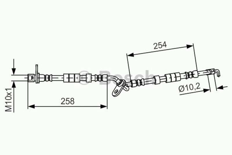 BOSCH Bremsschlauch