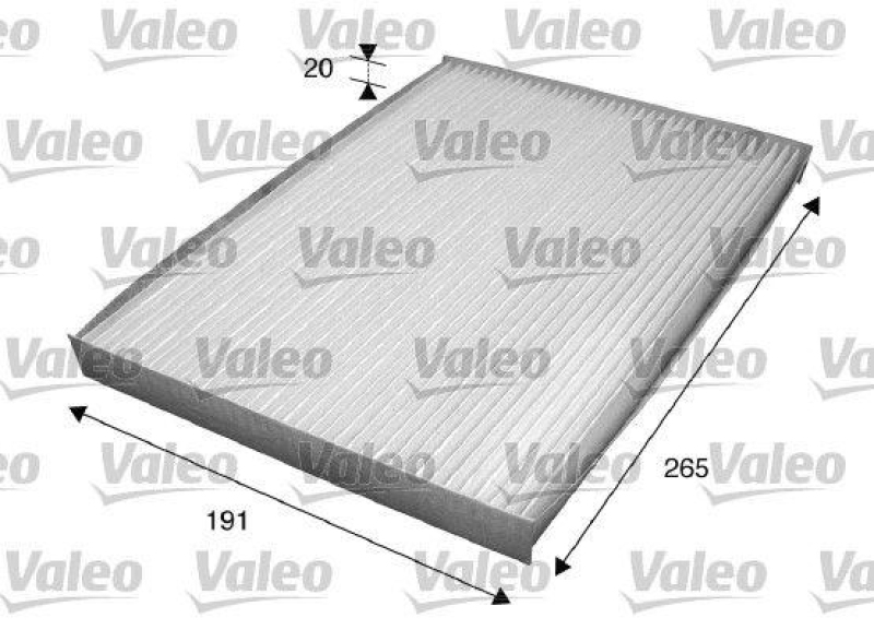 VALEO Filter, interior air CLIMFILTER COMFORT