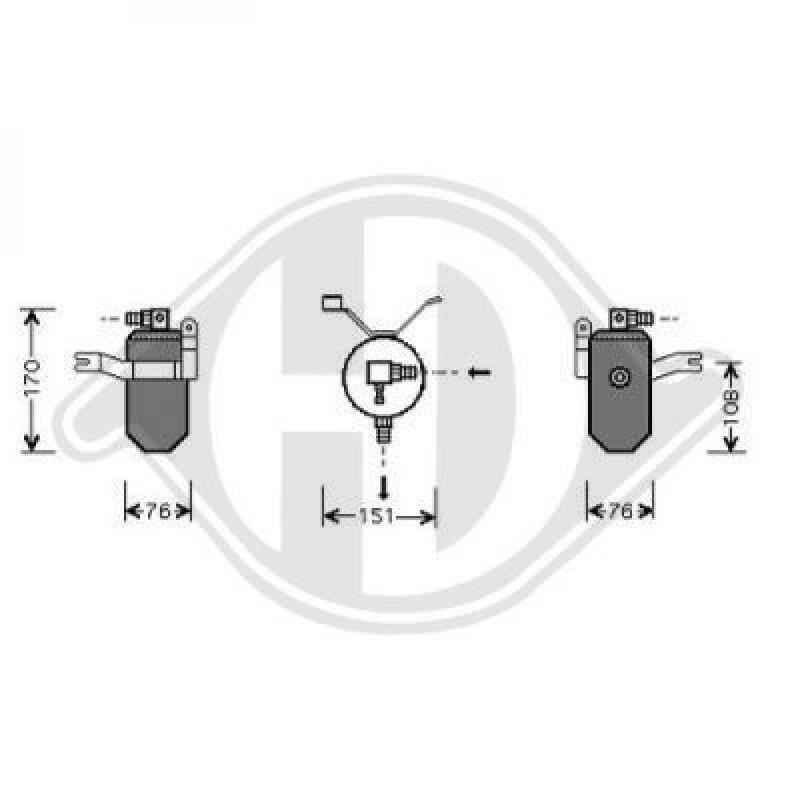 DIEDERICHS Dryer, air conditioning