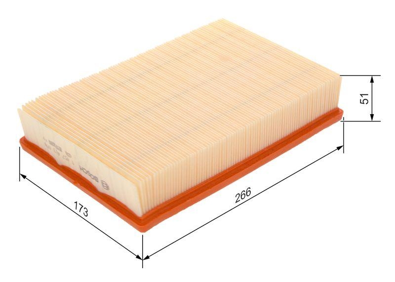 BOSCH Luftfilter 1 457 433 099