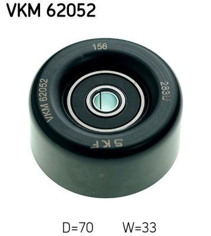 SKF Umlenk-/Führungsrolle, Keilrippenriemen VKM 62052