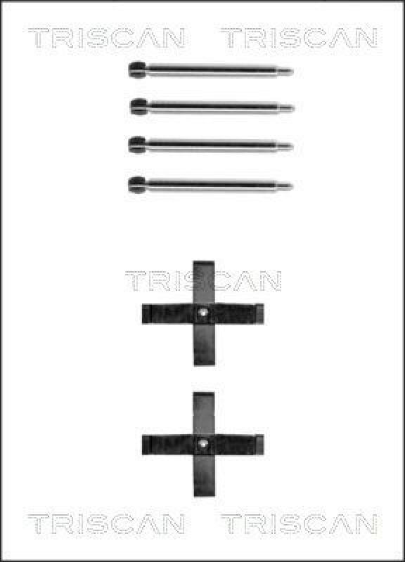 TRISCAN Accessory Kit, disc brake pad