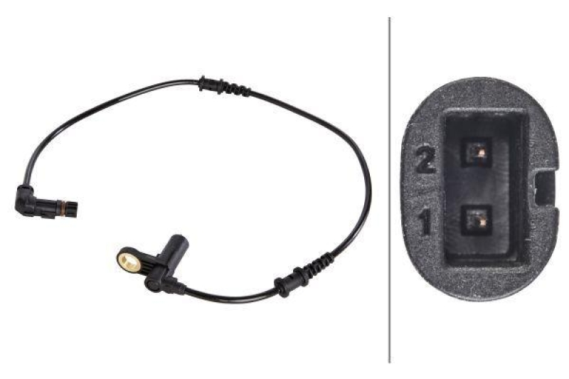 HELLA Sensor, Raddrehzahl 6PU 012 039-621