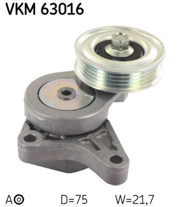 SKF Tensioner Pulley, V-ribbed belt