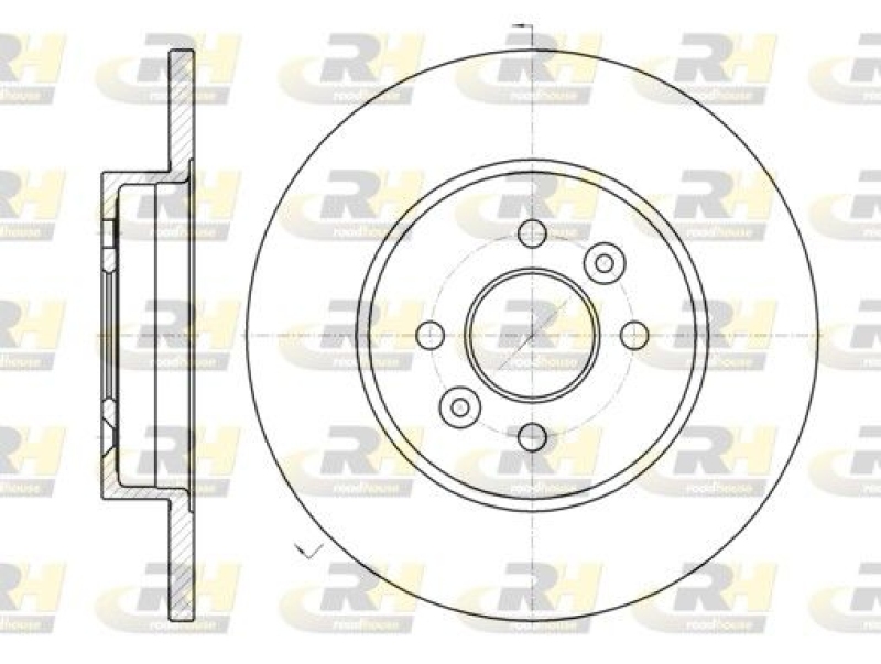 2x ROADHOUSE Bremsscheibe