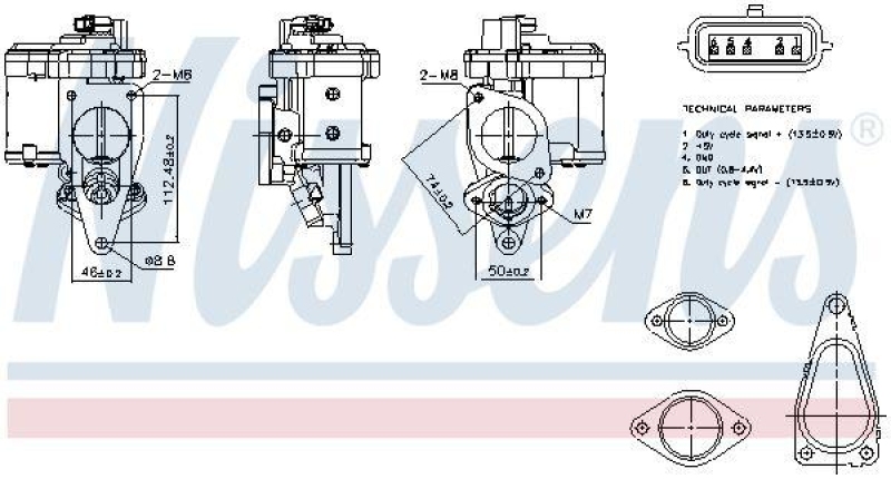 NISSENS AGR-Ventil ** FIRST FIT **