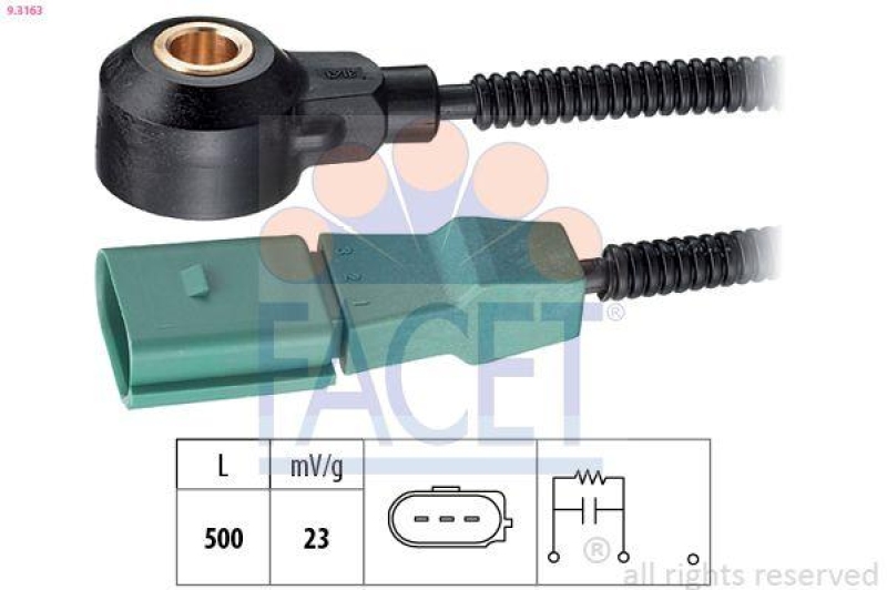 FACET Klopfsensor Made in Italy - OE Equivalent