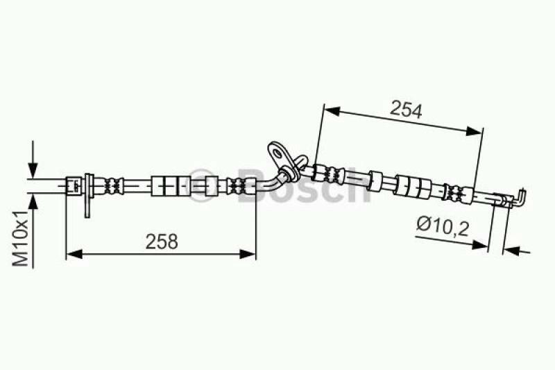 BOSCH Bremsschlauch