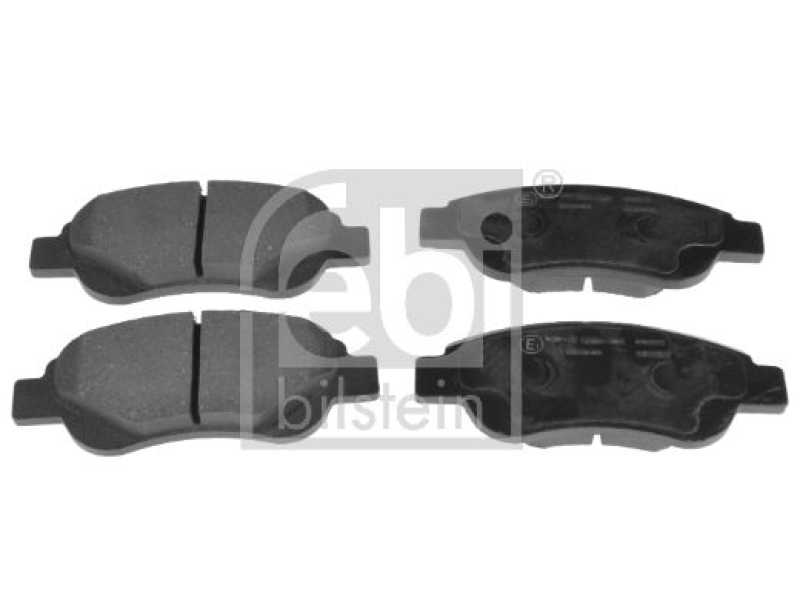 FEBI Bremsscheiben 247mm + Beläge vorne passend für TOYOTA AYGO B1 CITROEN C1 PM