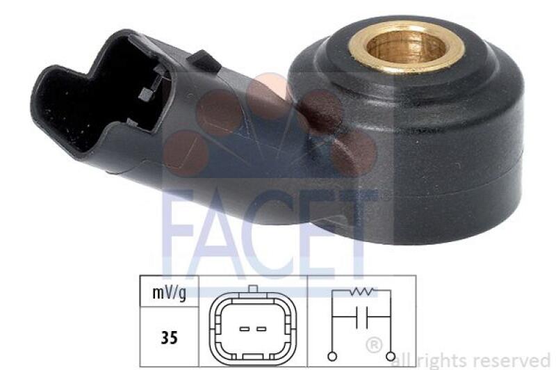 FACET Knock Sensor Made in Italy - OE Equivalent