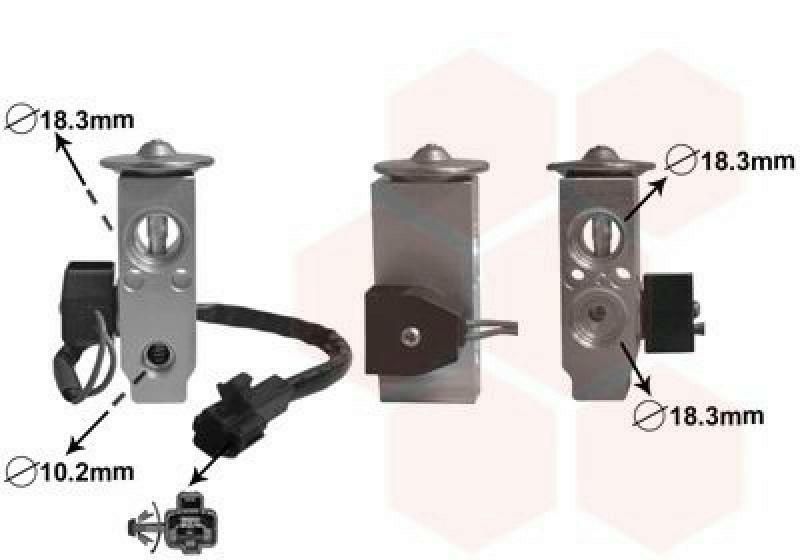 VAN WEZEL Expansionsventil, Klimaanlage