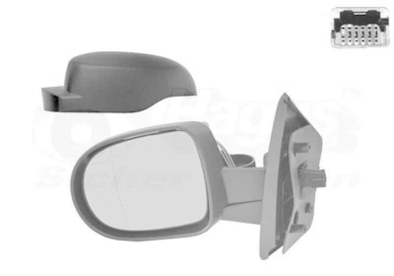 VAN WEZEL Outside Mirror * HAGUS *