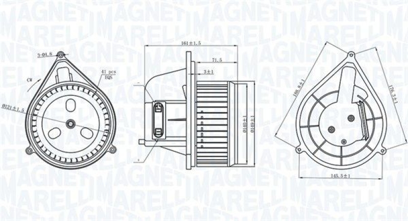 MAGNETI MARELLI Interior Blower