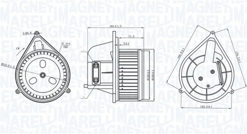 MAGNETI MARELLI Innenraumgebläse