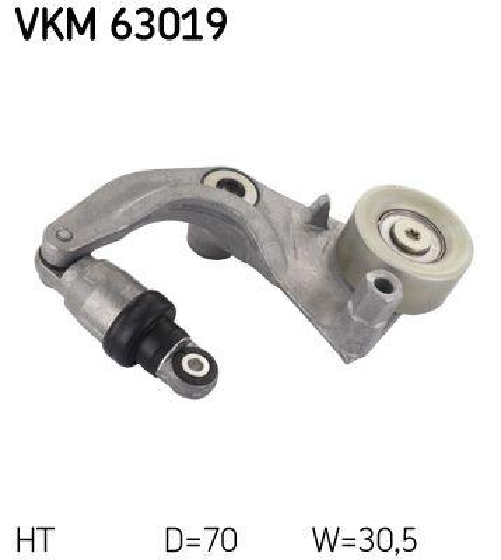 SKF Riemenspanner, Keilrippenriemen