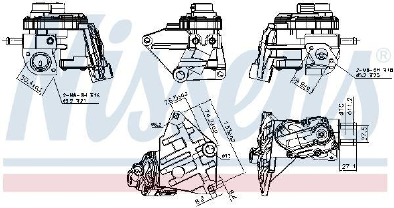 NISSENS AGR-Ventil ** FIRST FIT **